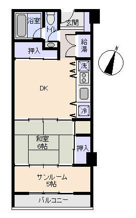 熱海市 ブルーシー熱海の間取り、または地形