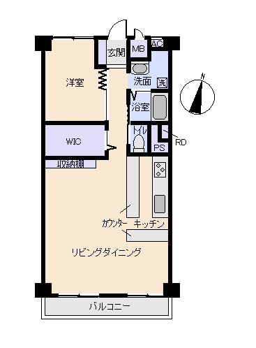 熱海市 咲見町ハイツの間取り、または地形