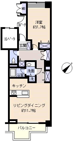 熱海市 サンヴェール熱海伊豆山の間取り、または地形