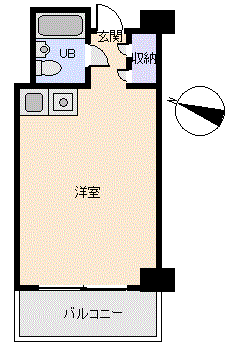 熱海市 シャトーテル赤根崎の間取り、または地形