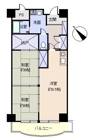 熱海市 中銀ライフケア咲見20号館の間取り、または地形