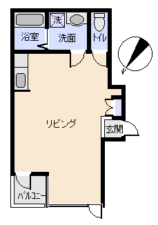 熱海市 清水町の間取り、または地形