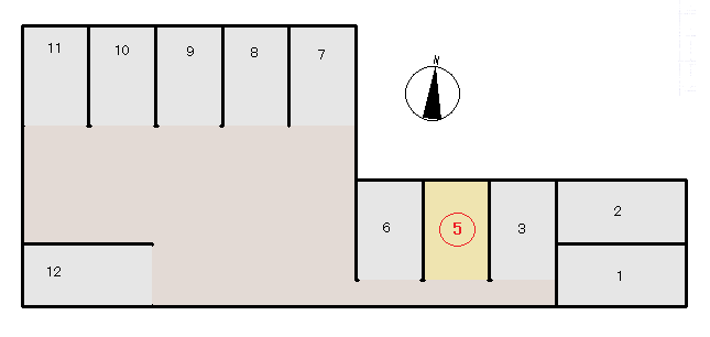 熱海市 昭和町の間取り、または地形