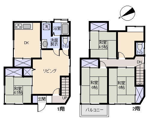 熱海市 和田町の間取り、または地形