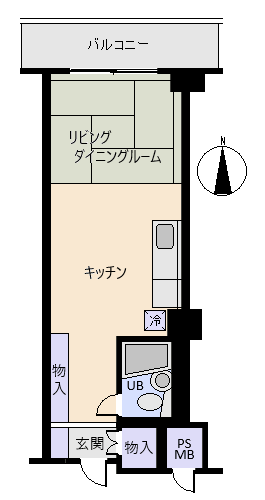 熱海市 熱海スカイハイツの間取り、または地形