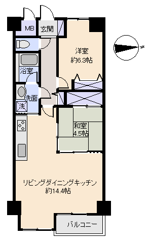 熱海市 熱海シティヴィラ咲見町の間取り、または地形