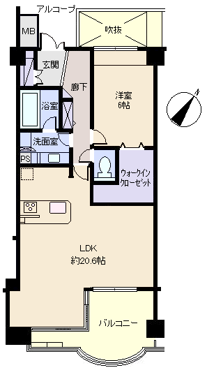 熱海市 ゼファー熱海ビューステージの間取り、または地形