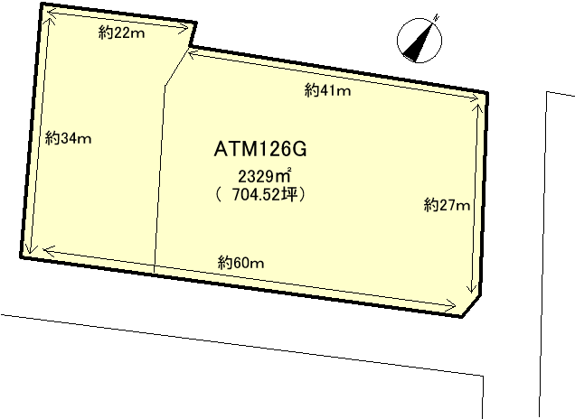 熱海市 伊豆山の間取り、または地形