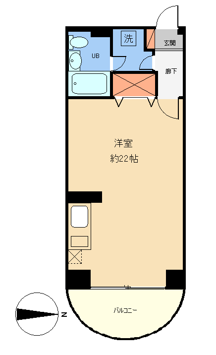 熱海市 ベルエール熱海来の宮の間取り、または地形