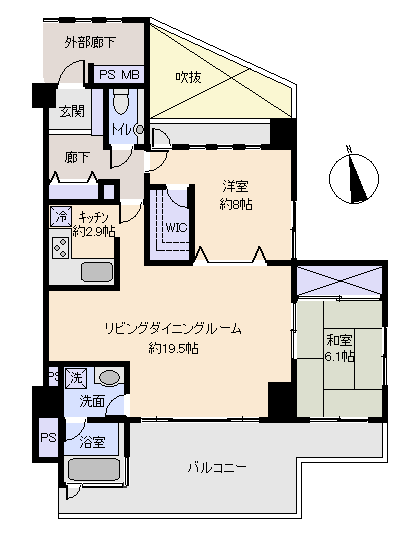 熱海市 メビウスブレイン熱海東山の間取り、または地形