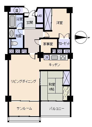 熱海市 熱海プラザの間取り、または地形