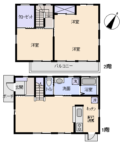 熱海市 西熱海別荘地の間取り、または地形