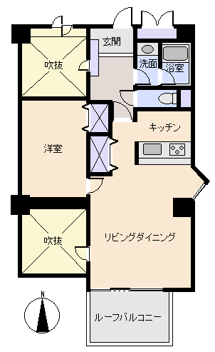 熱海市 サンヴェール熱海伊豆山の間取り、または地形