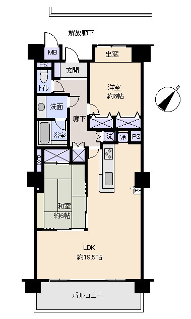 熱海市 ベルシエル熱海の間取り、または地形