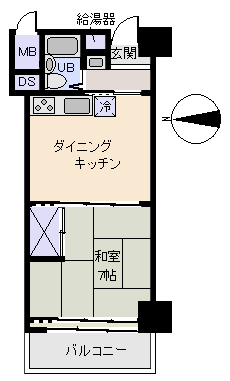 熱海市 熱海サニーハイツの間取り、または地形