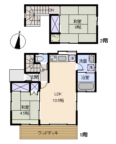 東伊豆町 大林熱川別荘地の間取り、または地形