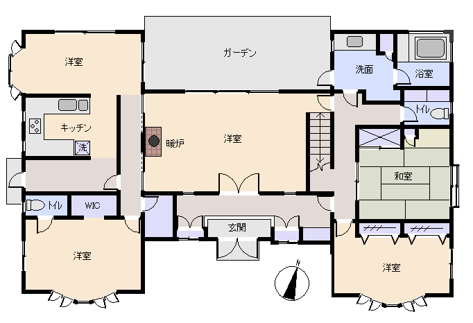 伊東市 宇佐美みのりの村の間取り、または地形