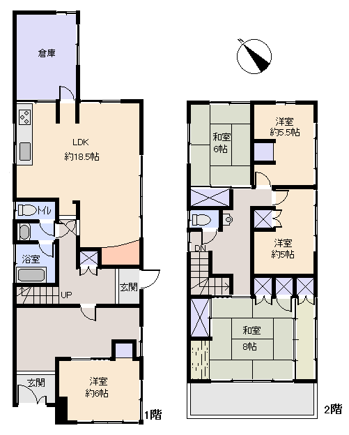 伊東市 岡の間取り、または地形