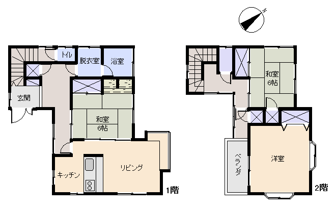 伊東市 川奈の間取り、または地形