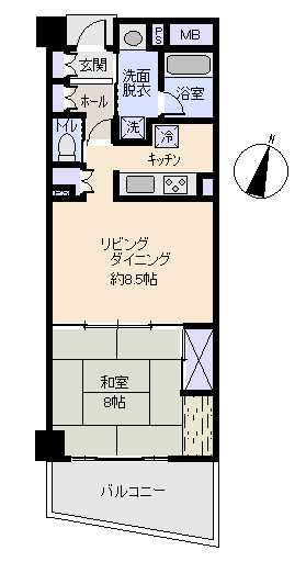 伊東市 サニークレスト伊東の間取り、または地形