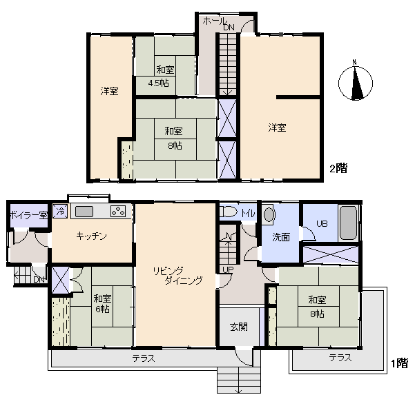 伊東市 伊豆急伊豆高原地区の間取り、または地形