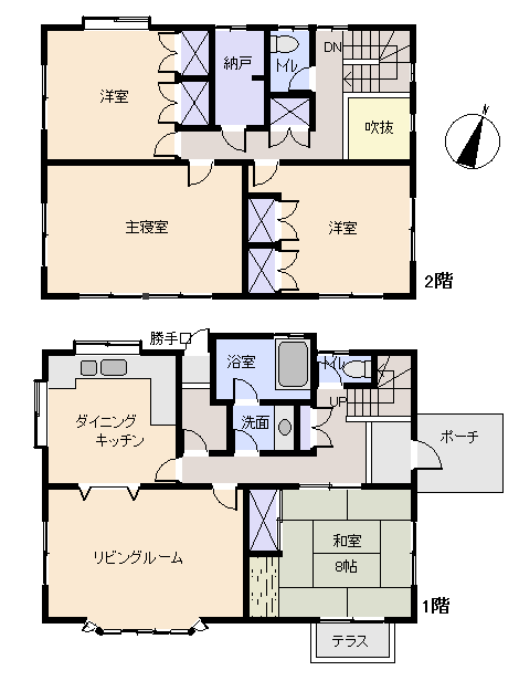 伊東市 伊豆急伊豆高原地区の間取り、または地形