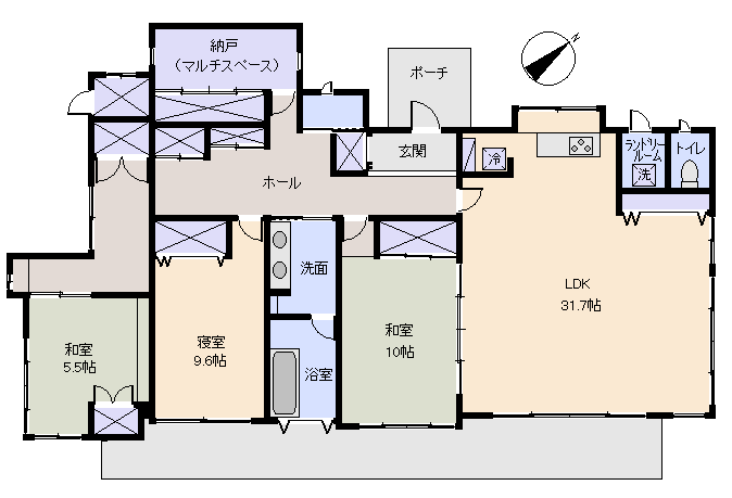 伊東市 大室高原別荘地(シャボテン)の間取り、または地形