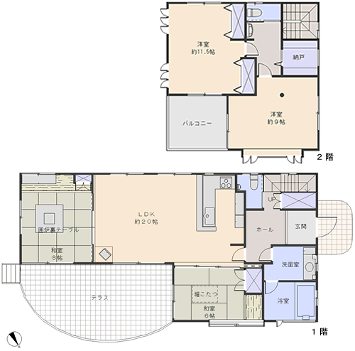 伊東市 宇佐美みのりの村の間取り、または地形