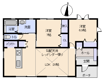 伊東市 すいらん荘の間取り、または地形