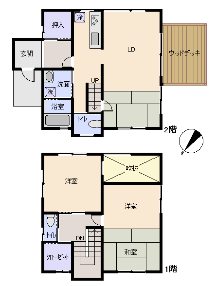 伊東市 大室高原別荘地(シャボテン)の間取り、または地形
