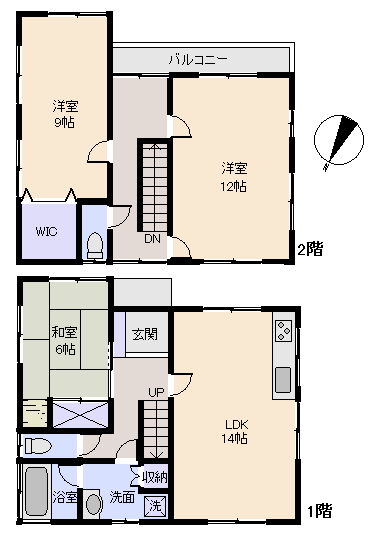 伊豆市 上白岩の間取り、または地形