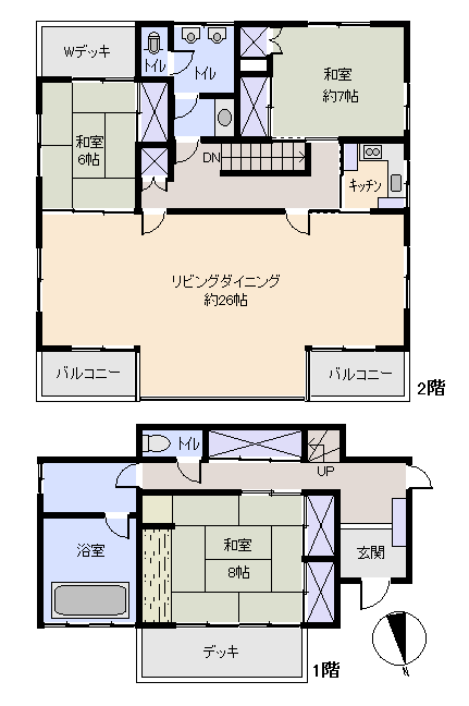 函南町 南箱根ダイヤランドの間取り、または地形