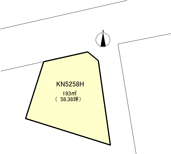 函南町 南箱根ダイヤランドの間取り、または地形