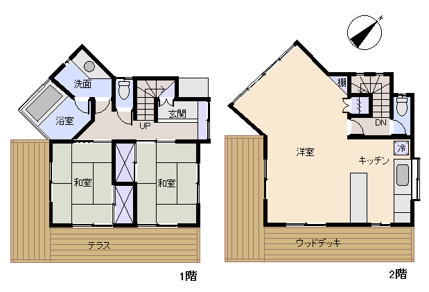 函南町 南箱根ダイヤランドの間取り、または地形