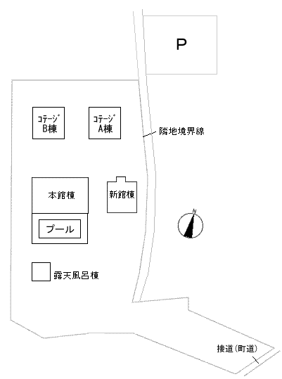 南伊豆町 伊浜の間取り、または地形