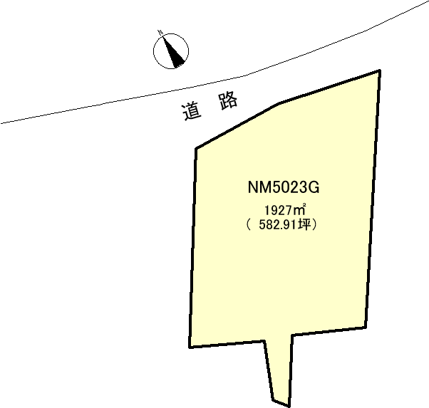 沼津市 戸田の間取り、または地形