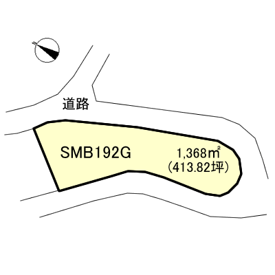 下田市 須崎の間取り、または地形