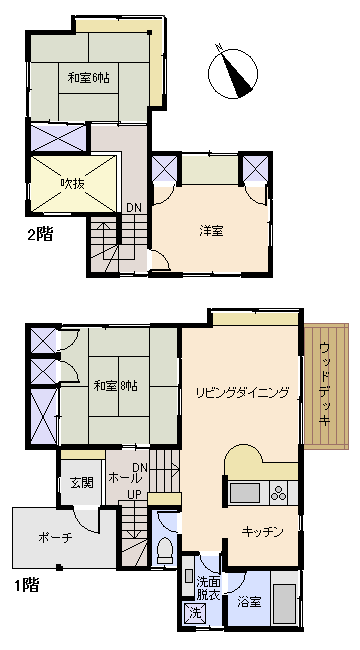 下田市 碁石が浜分譲地の間取り、または地形