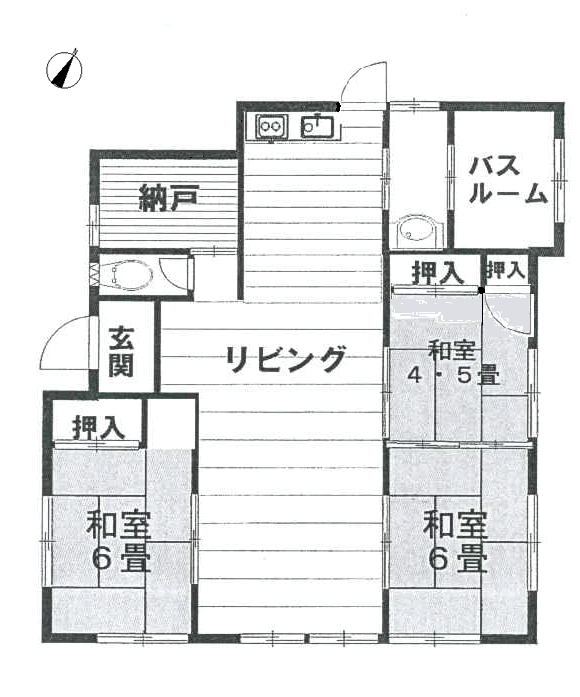 下田市 横川の間取り、または地形