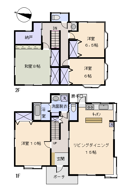 下田市 白浜の間取り、または地形