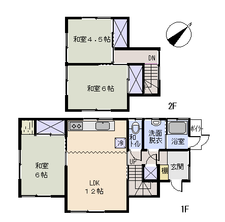 下田市 武ガ浜の間取り、または地形