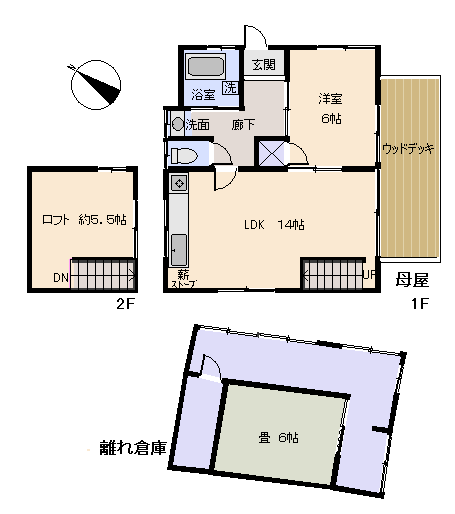 下田市 加増野の間取り、または地形
