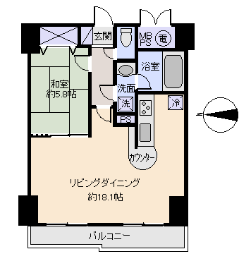 湯河原町 ライオンズタワー奥湯河原の間取り、または地形