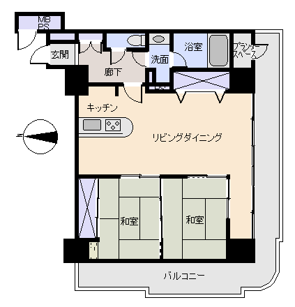 湯河原町 ライオンズタワー奥湯河原の間取り、または地形