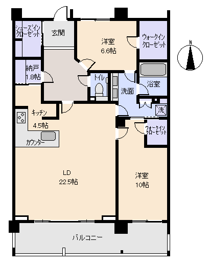 湯河原町 アデニウム真鶴の間取り、または地形