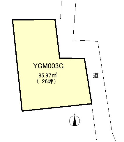 湯河原町 吉浜の間取り、または地形