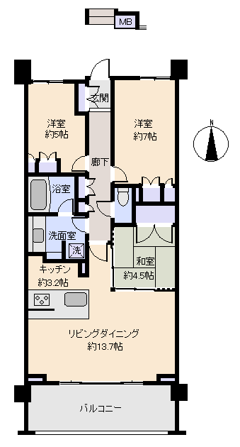 湯河原町 アデニウム真鶴の間取り、または地形