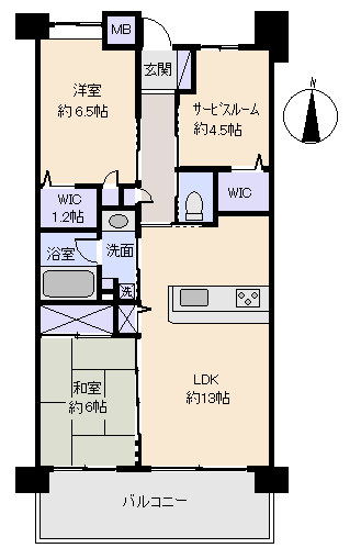 湯河原町 レーベンリゾシア湯河原の間取り、または地形